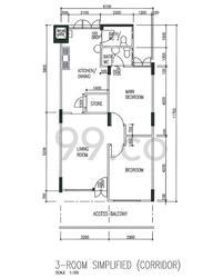 Blk 282 Yishun Avenue 6 (Yishun), HDB 3 Rooms #134105892